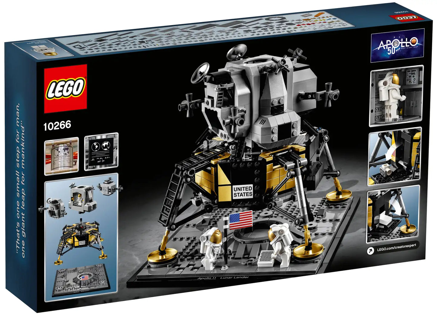 LEGO Icons - NASA Apollo 11 Lunar Lander - 10266 - New and Sealed