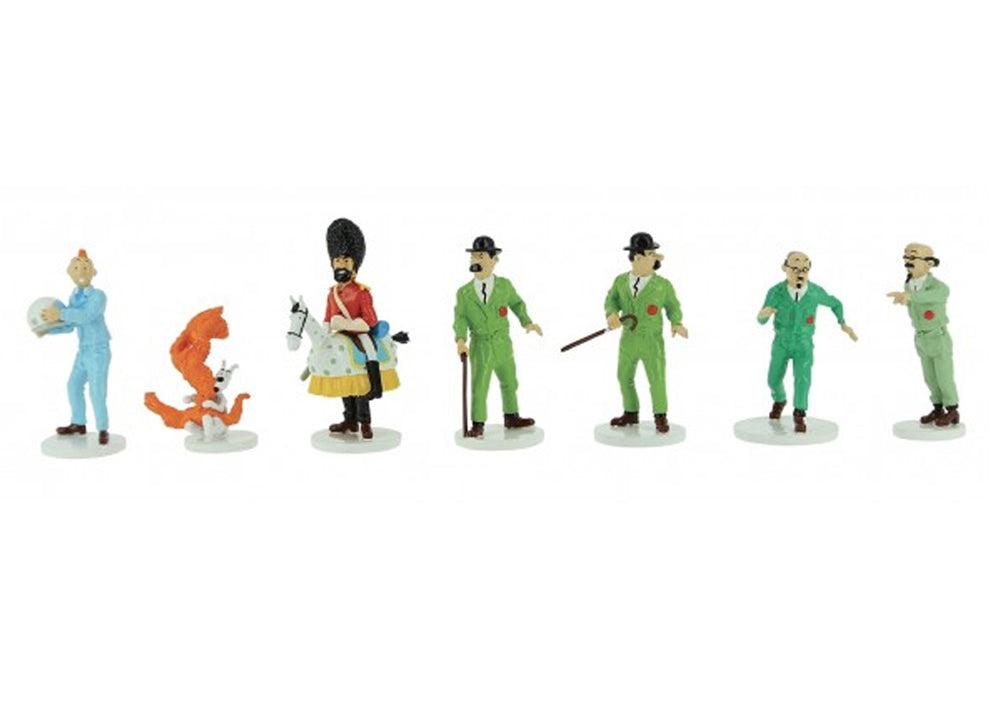 Moulinsart Tintin - Tintin coffret Lune 7 figurines
