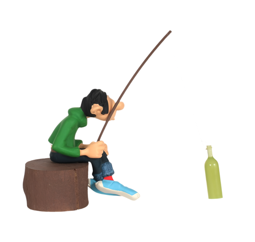 Leblon-Delienne Gaston Lagaffe - Gaston fisherman