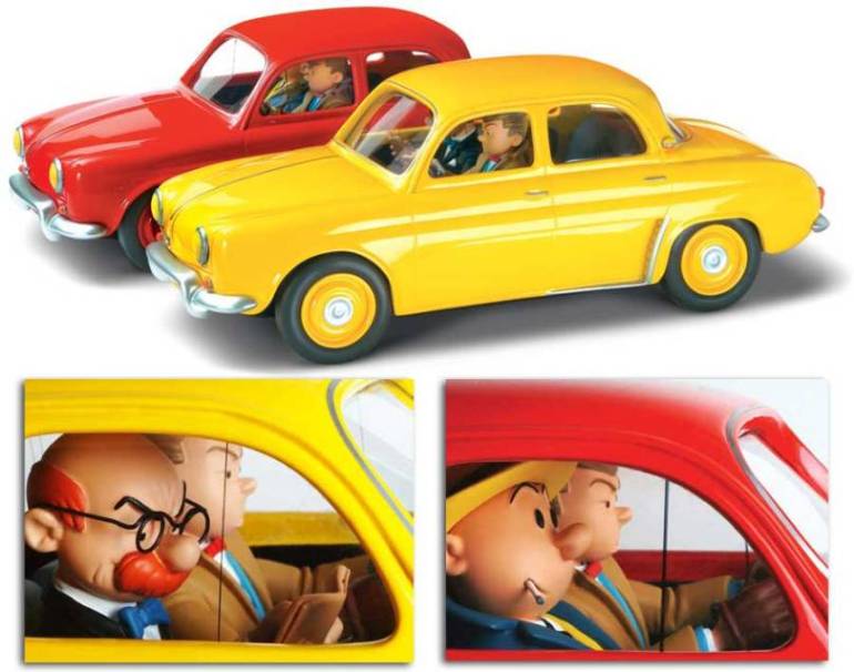 Aroutcheff Tillieux Gil Jourdan - Renault Dauphine jaune