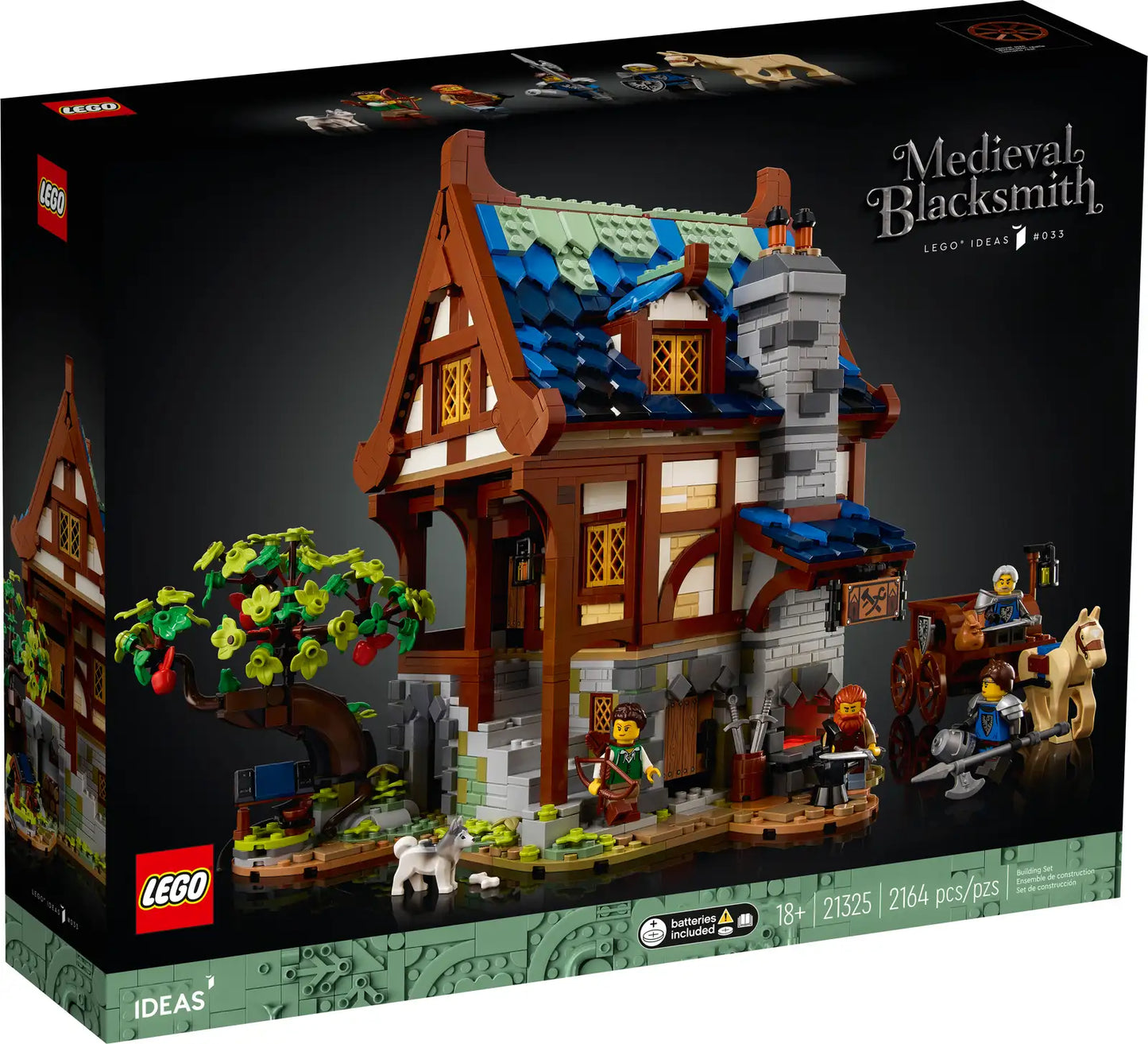 LEGO Ideas - Medieval Blacksmith - 21325 - New and sealed