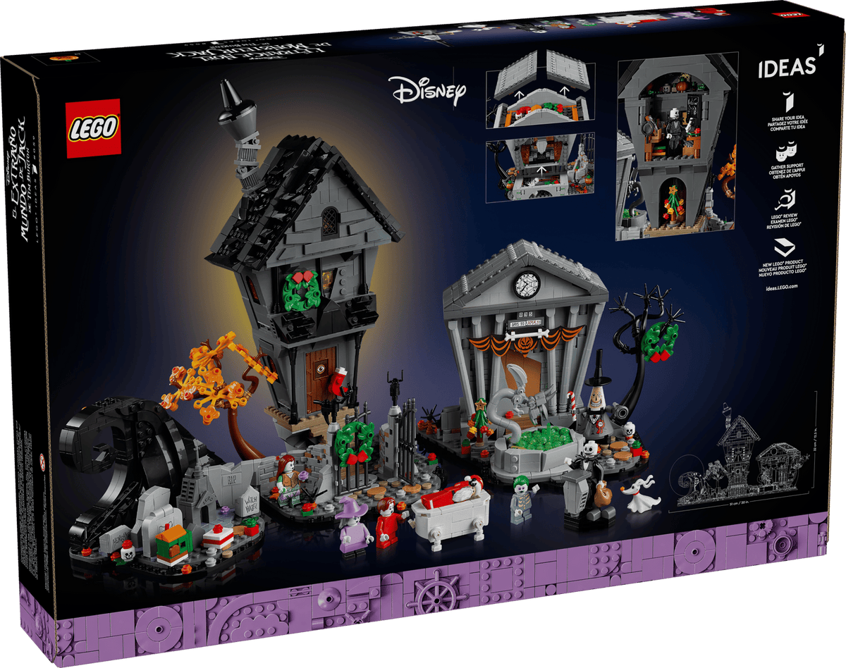 LEGO Ideas Disney Tim Burton - L'Étrange Noël de Monsieur Jack - 21351 - Neuf et scellé