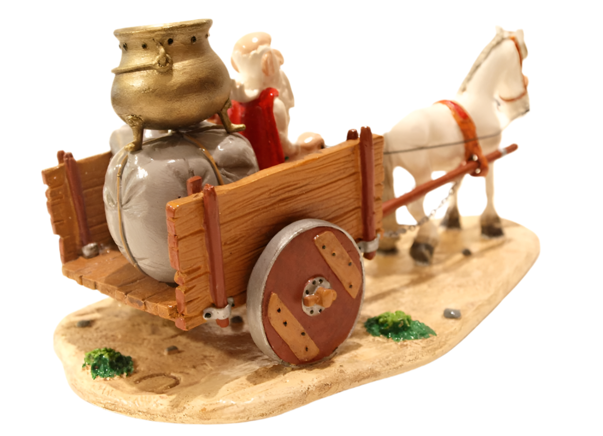 Pixi Uderzo Astérix Obélix - Panoramix sur sa charrette