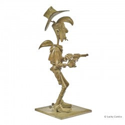 Bronze Lucky Luke tirant plus vite que son ombre - Exclusivité Bulles en Boîte