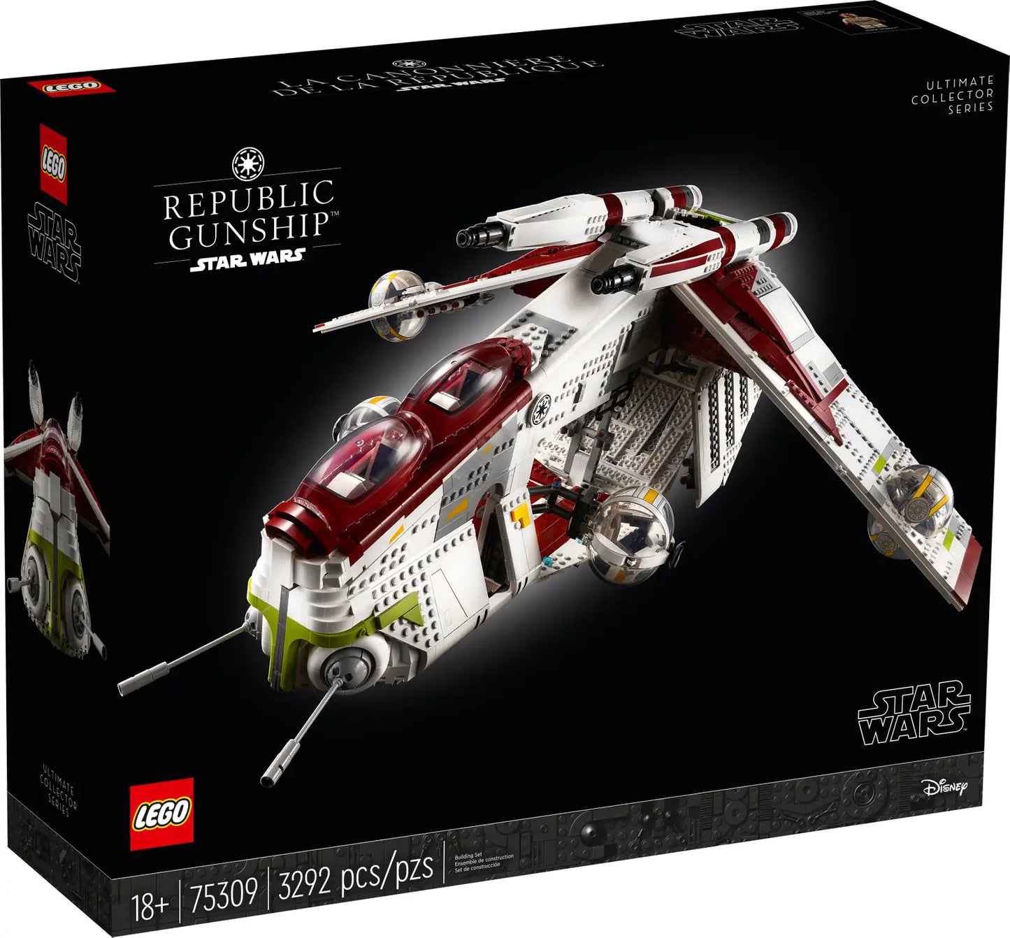 LEGO Star Wars - L’hélicoptère de combat de la République - 75309 - Neuf et scellé