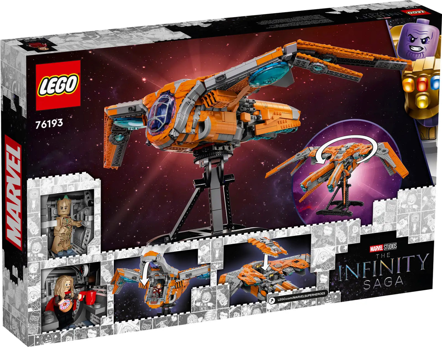 LEGO Marvel - Guardians' Ship - 76193 - New and sealed