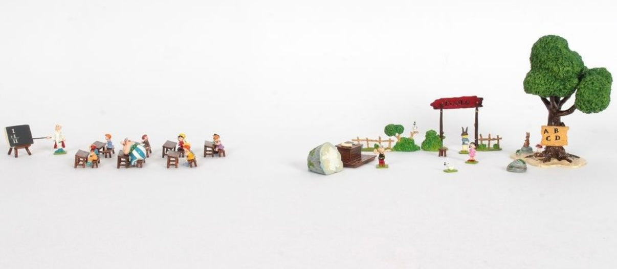 Pixi Mini Uderzo Asterix Obelix - The Village School - Boxes 1 & 2