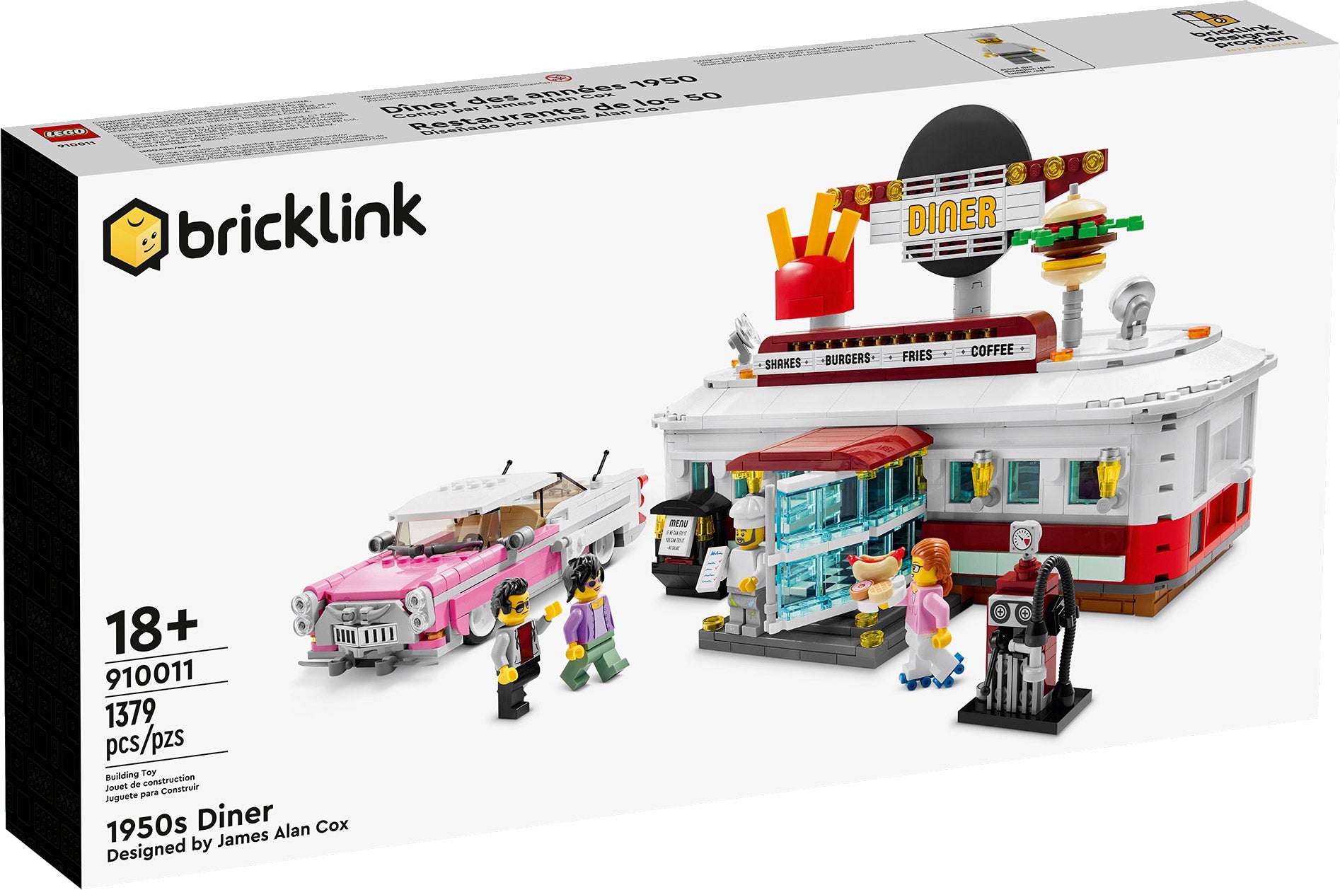 Lego Bricklink 1950s Diner 910011 New and Sealed – Figurine