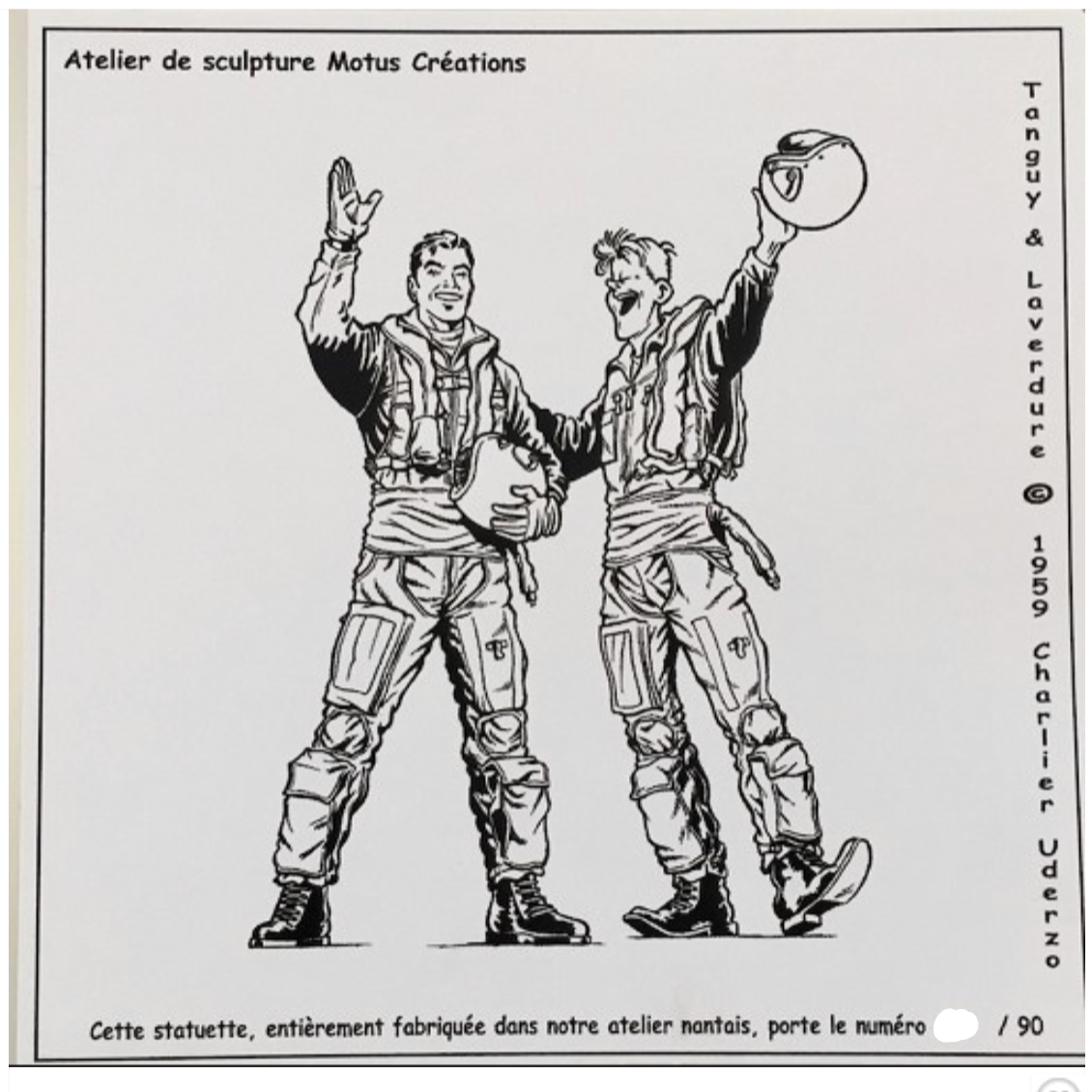 Motus Créations Charlier Uderzo - Tanguy et Laverdure
