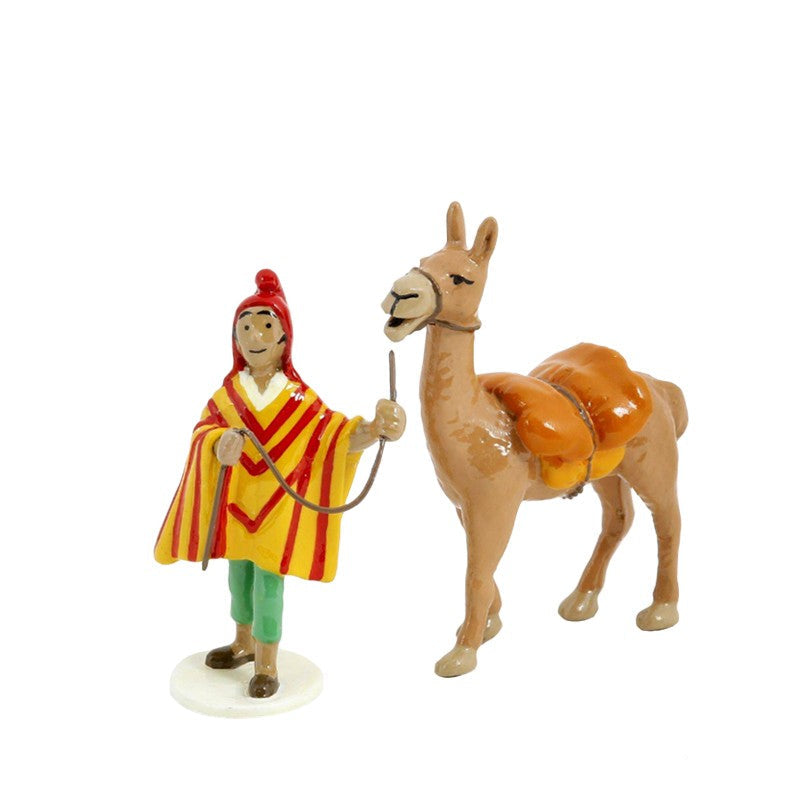 Moulinsart Tintin Carte de Vœux - Zorrino et le lama - Série 1