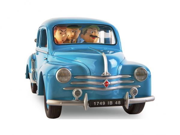 Aroutcheff Tillieux Gil Jourdan - Renault 4CV 1958 blue