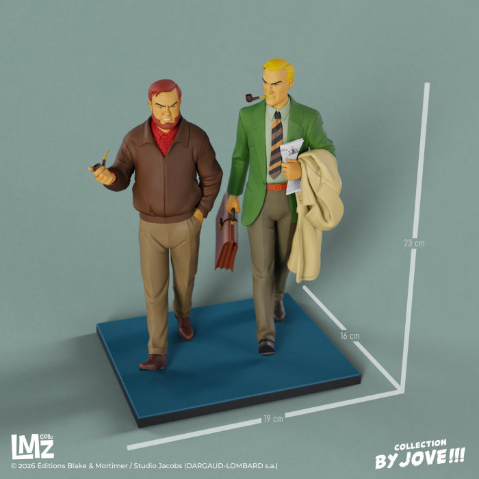 LMZ Collectibles Jacobs Blake et Mortimer - L’énigme de l’Atlantide - Echelle 1/8 (En précommande mai 2027)