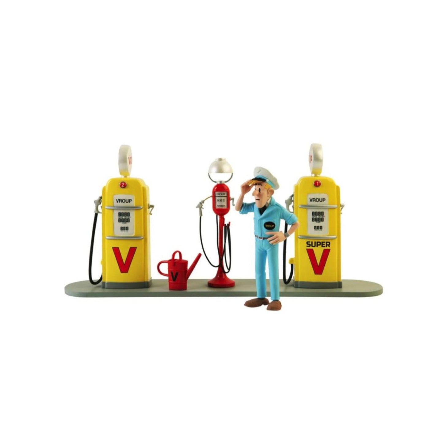 Le Garage de Franquin Spirou - Station service Vroup
