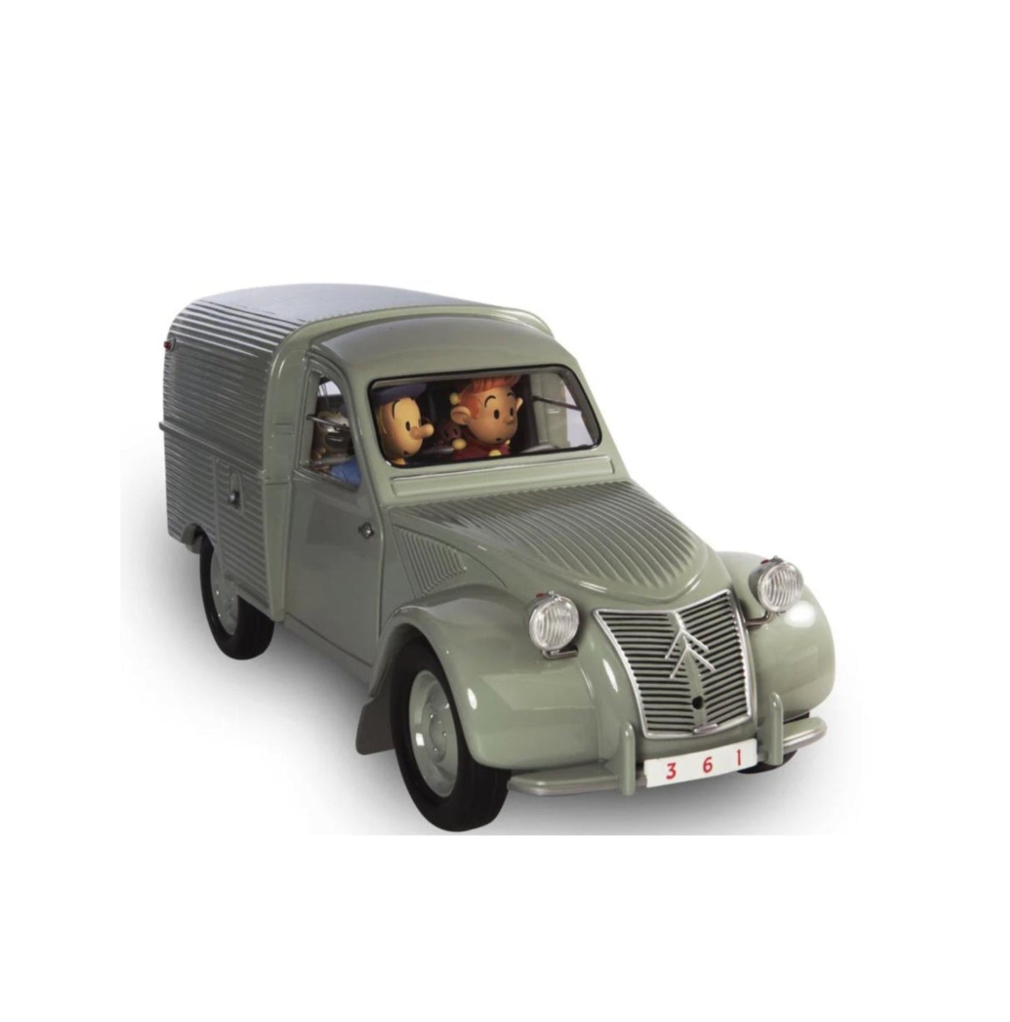 Figures & Vous Le Garage de Franquin - Spirou et Fantasio - 2CV camionnette 1955