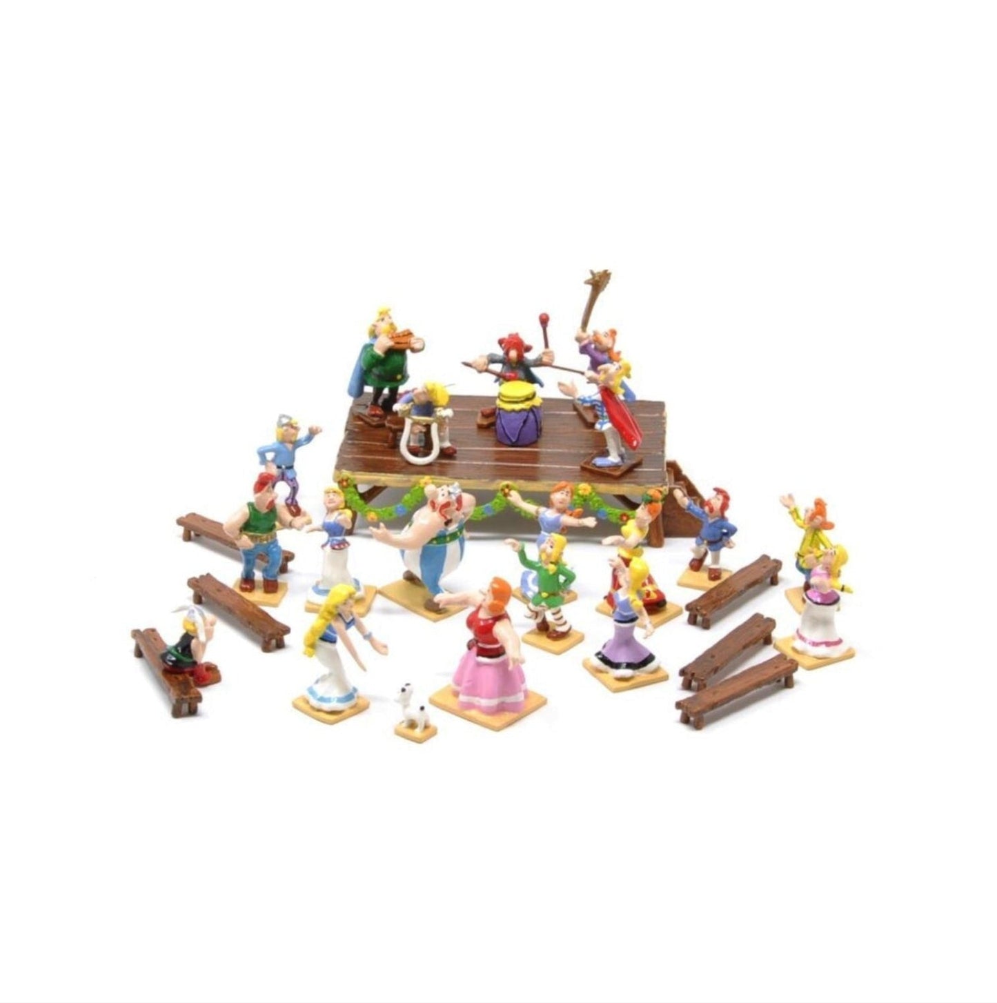Pixi Mini Uderzo Asterix Obelix - The Musicians and Dancers Ball - Boxes 1 & 2