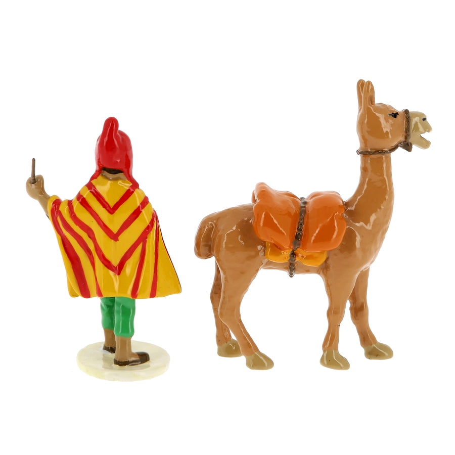 Moulinsart Tintin Carte de Vœux - Zorrino et le lama - Série 1