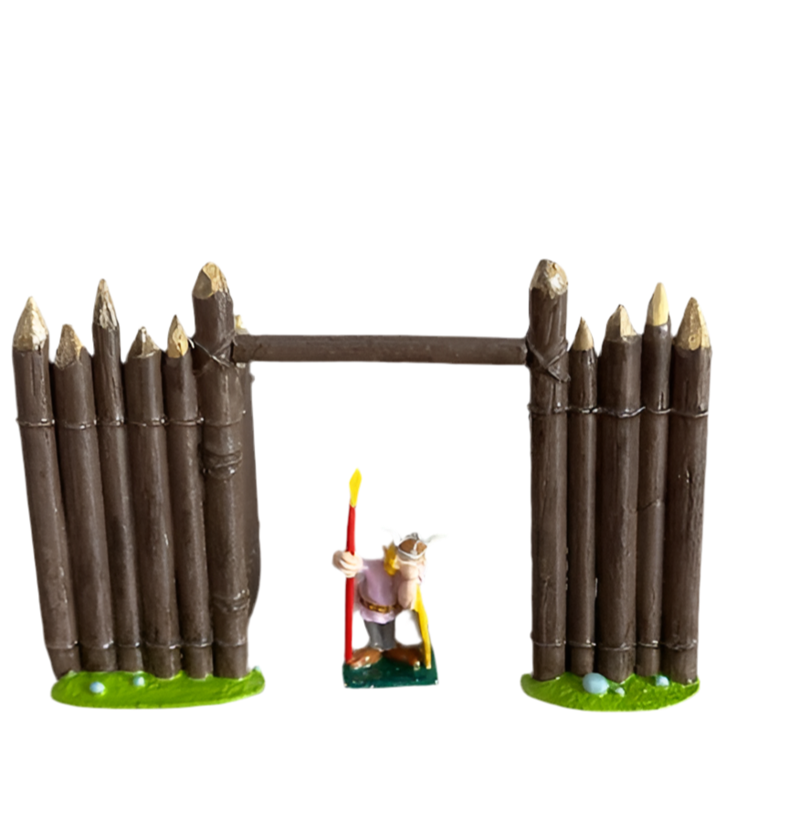 Pixi mini Uderzo Astérix Obélix - L'entrée du village et le garde