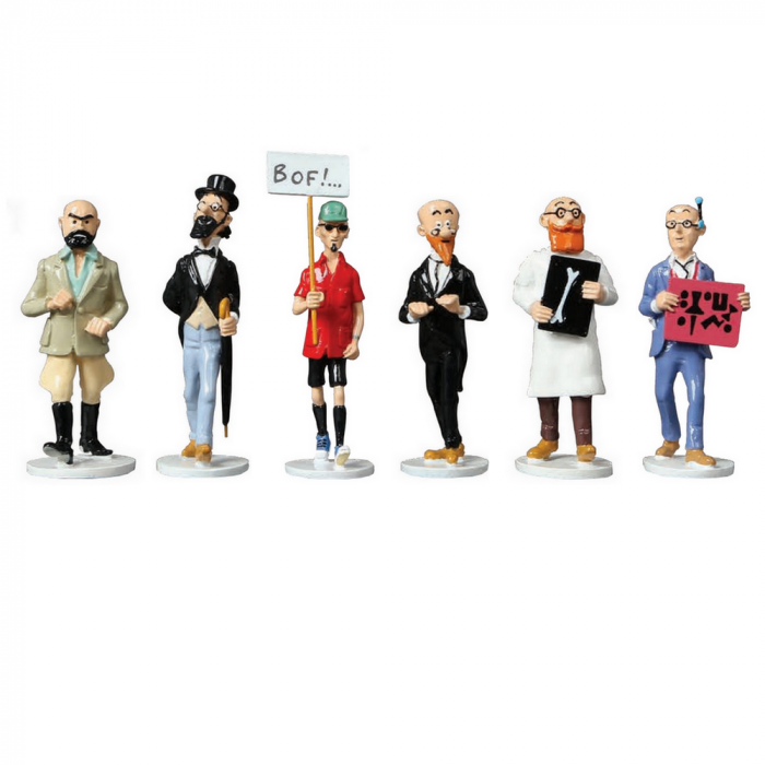 Moulinsart - Tintin greeting card series 11 - 6 figurines