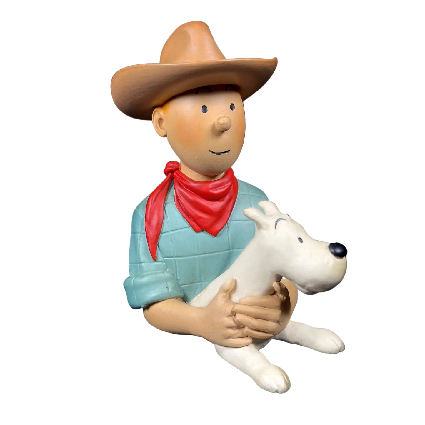 Pixi Patrick Regout - Petit buste Tintin cow-boy