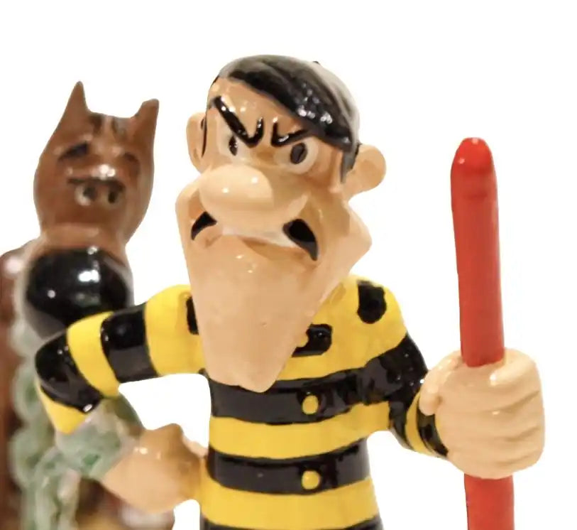 Pixi Morris Lucky Luke - Joe Dalton chained to Rantanplan