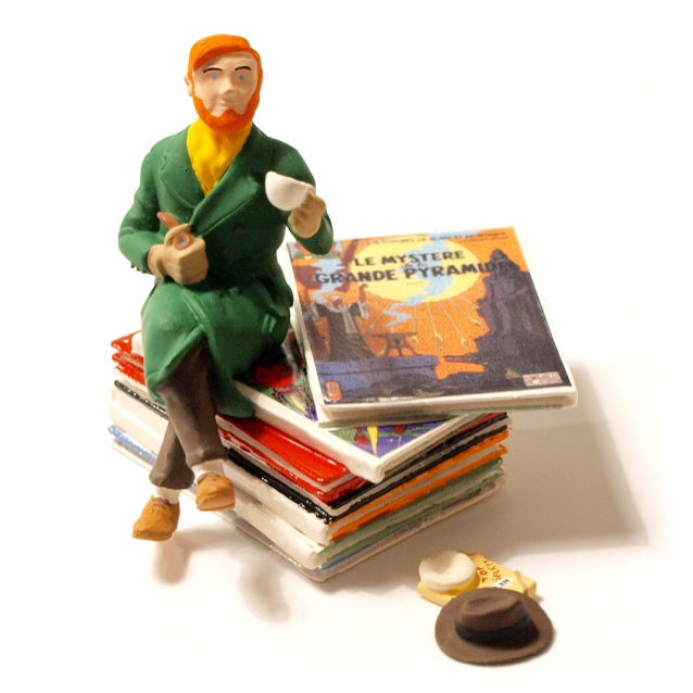 Pixi Blake and Mortimer - Mortimer smoking his pipe - Heads and Tails