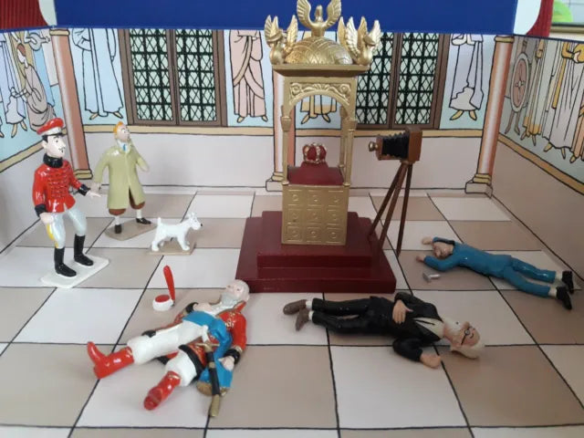 Moulinsart Pixi Tintin - Le Sceptre d'Ottokar - Scène prestige