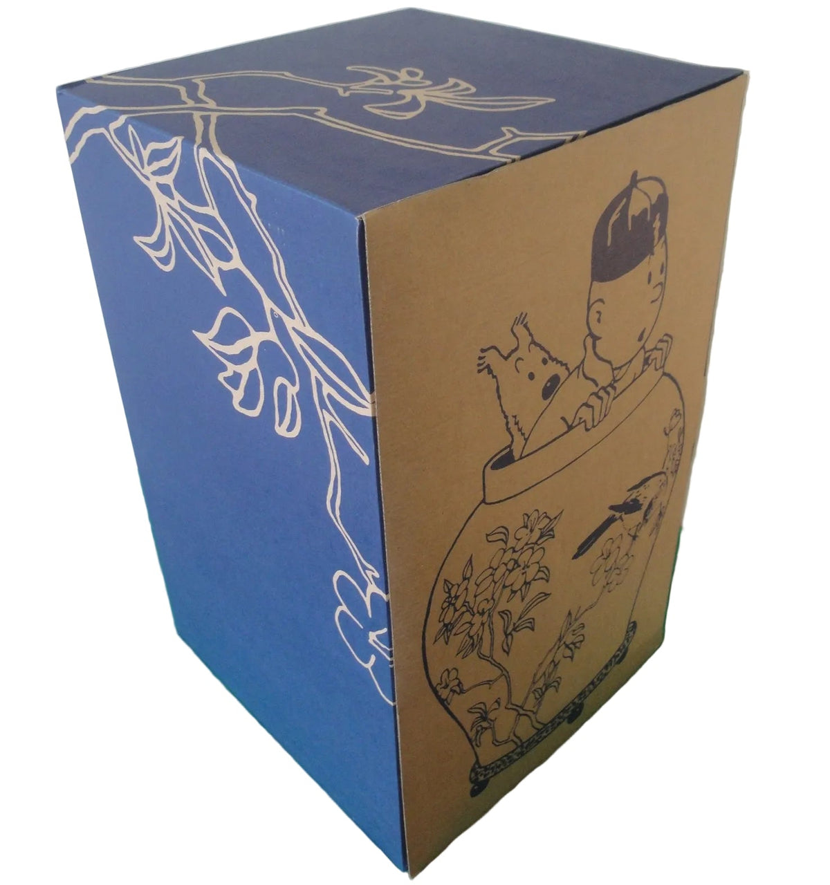 Moulinsart Tintin - Potiche Le Lotus Bleu 44 cm - Les Images Mythiques