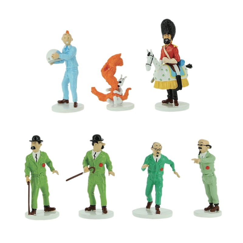 Moulinsart Tintin - Tintin coffret Lune 7 figurines