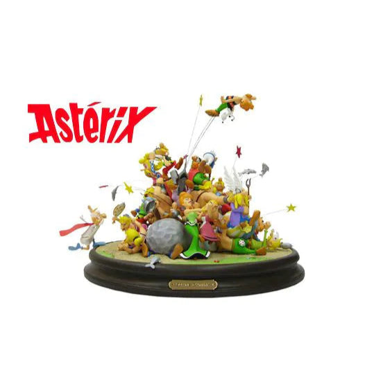 Attakus Uderzo Asterix and Obelix - The polychrome village brawl