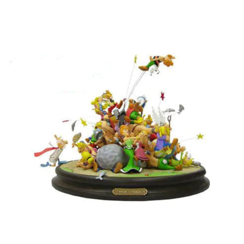 Attakus Uderzo Asterix and Obelix - The polychrome village brawl