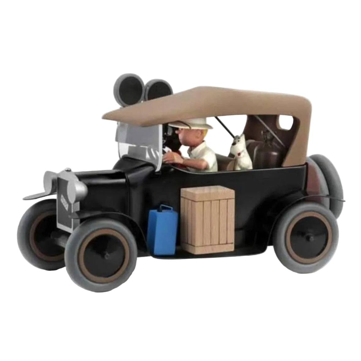 Aroutcheff Tintin - Ford T noire Congo - Version personnage mat