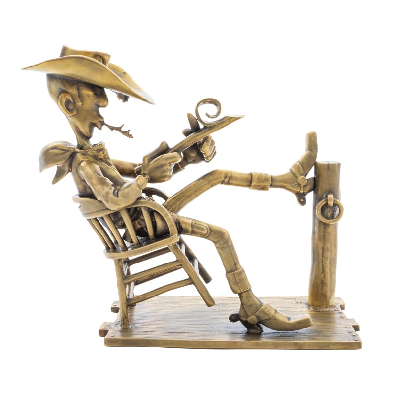 Pixi Morris Lucky Luke - Lucky Luke se balance - Atelier Bronze