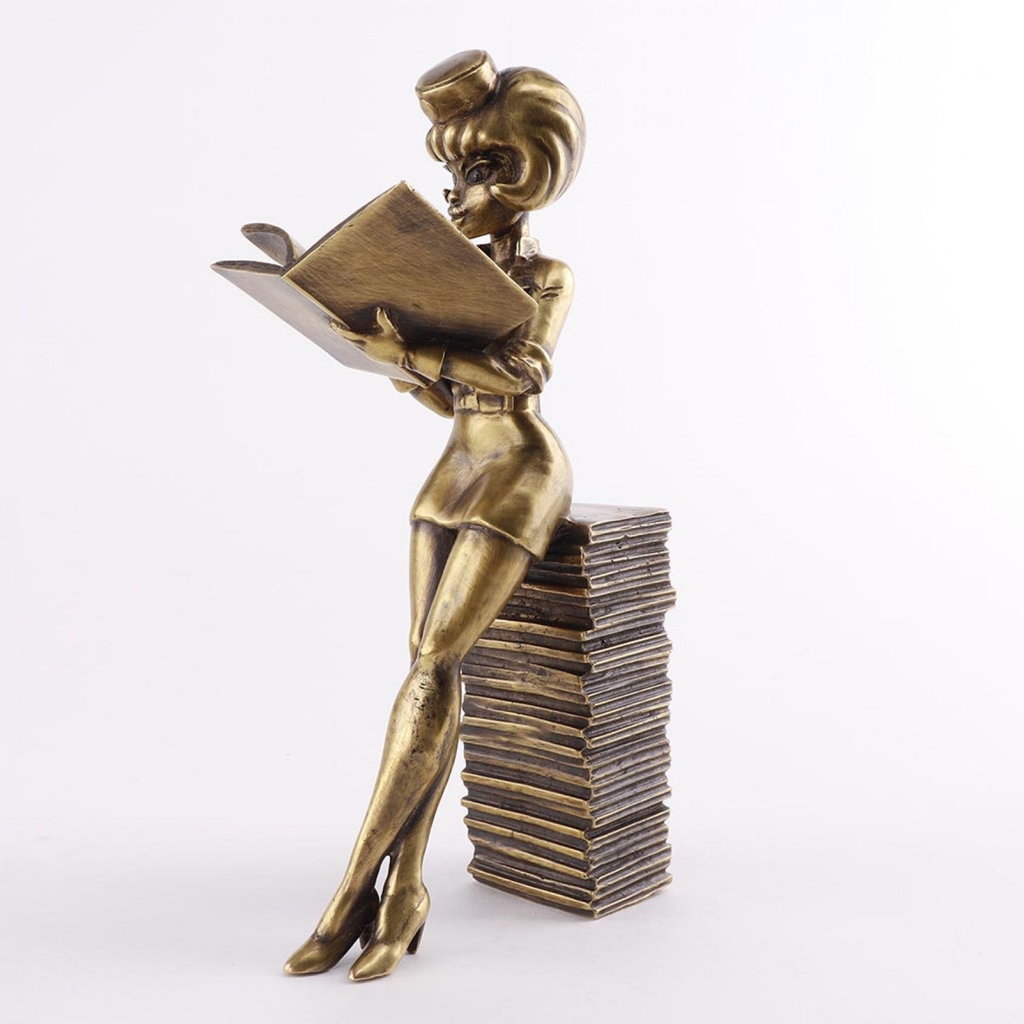 Pixi Walthéry Natacha - Natacha pile d'albums - Atelier Bronze