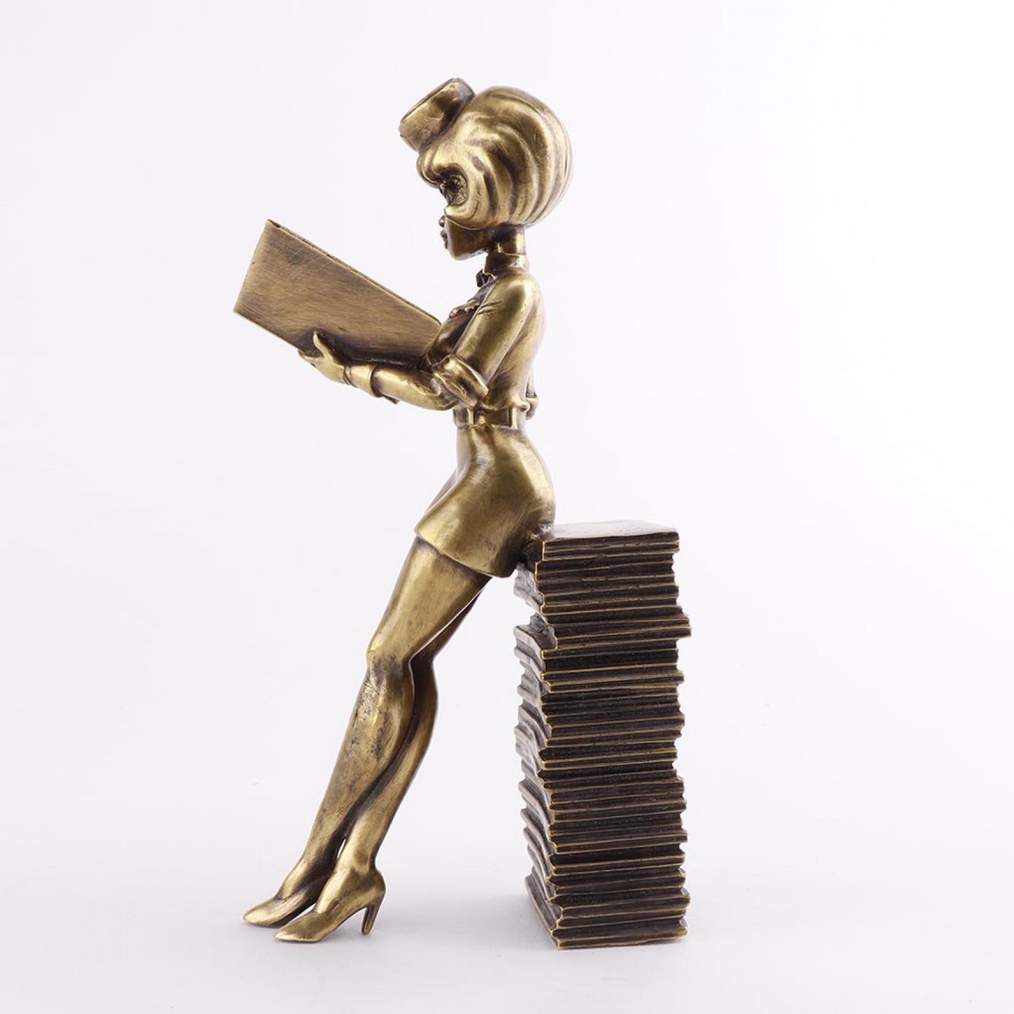 Pixi Walthéry Natacha - Natacha pile d'albums - Atelier Bronze