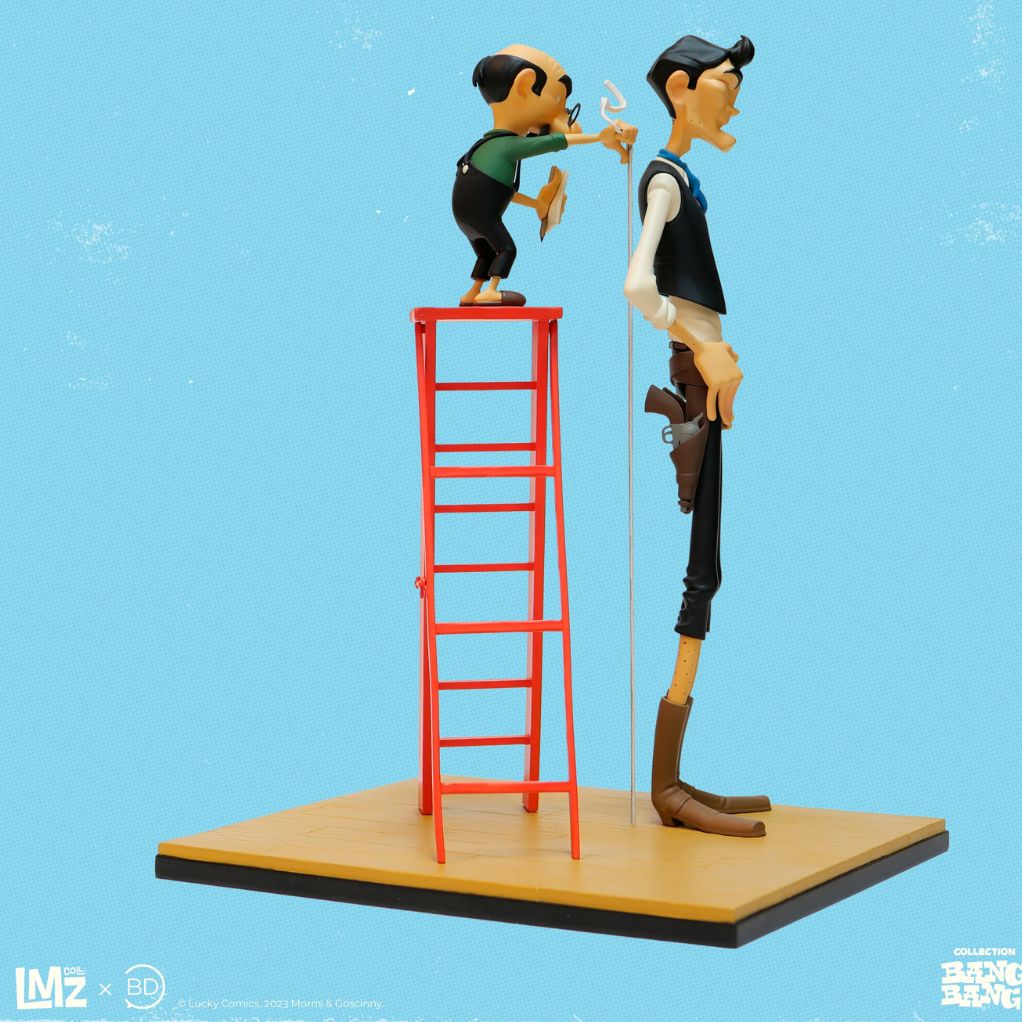 LMZ Collectibles Morris Lucky Luke & Jolly Jumper “Forward, old boy!”