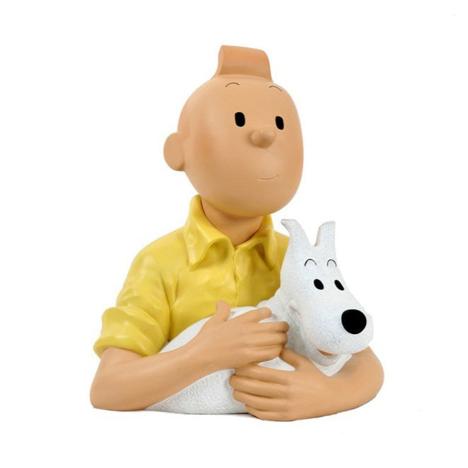 Moulinsart Leblon-Delienne Tintin - Large bust Tintin and Snowy