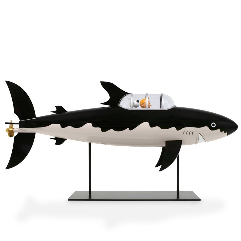 Moulinsart - Tintin the shark submarine 77 cm