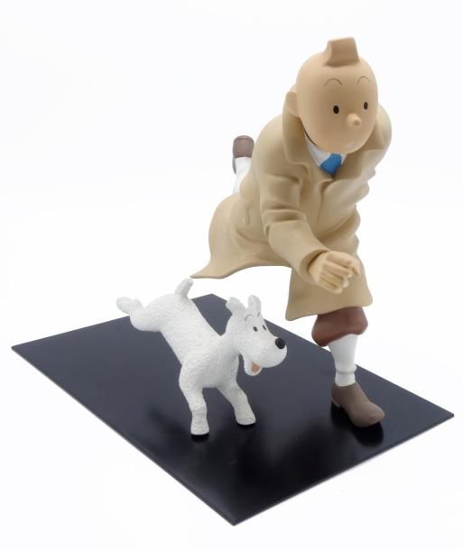 Moulinsart Leblon-Delienne Tintin - Tintin and Snowy running