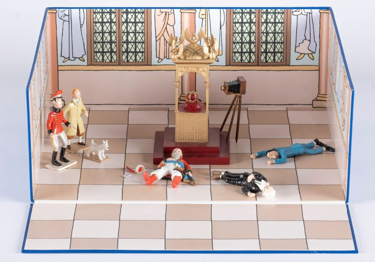 Moulinsart Pixi Tintin - Le Sceptre d'Ottokar - Scène prestige