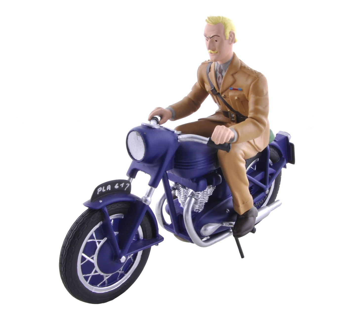 Aroutcheff Jacobs Blake and Mortimer - Blake Triumph motorcycle color version