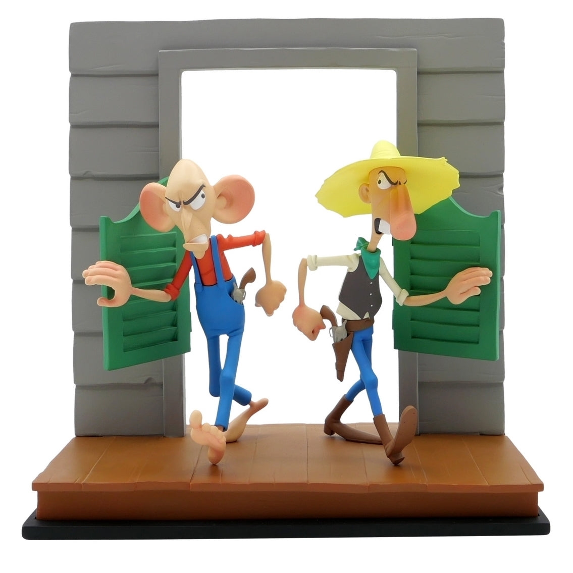LMZ Collectibles Morris Lucky Luke - Painful Gulch Rivals O'Timmins & O'Hara