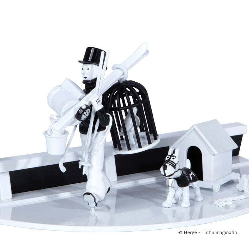 Moulinsart Tintin - Tintin et Milou "Bric à Brac" VO - Version noir & blanc