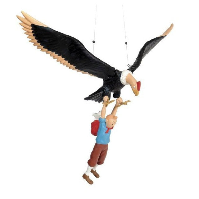 Leblon-Delienne Tintin et Milou suspendus au condor