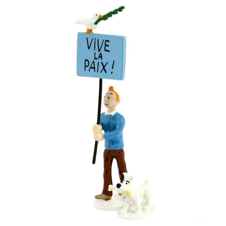 Moulinsart Tintin Greeting Card 1972 - Coco with basket of fruit