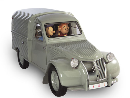 Figures & Vous Le Garage de Franquin - Spirou et Fantasio - 2CV camionnette 1955