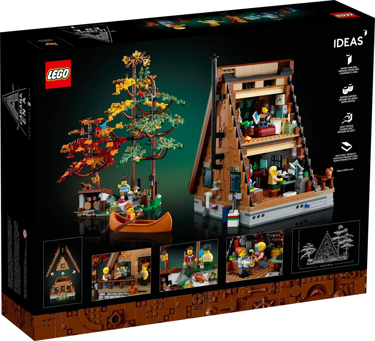 LEGO Ideas - La cabane en A - 21338 - Neuf et scellé