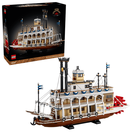 LEGO Ideas - Le bateau à vapeur du Mississippi - 21356 - Neuf et scellé