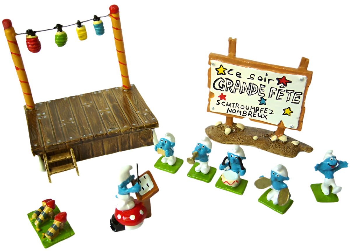Pixi Peyo Mini Village - La Fanfare des Schtroumpfs