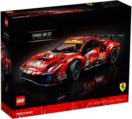 LEGO Technic - Ferrari 488 GTE “AF Corse #51” - 42125 - Neuf et scellé