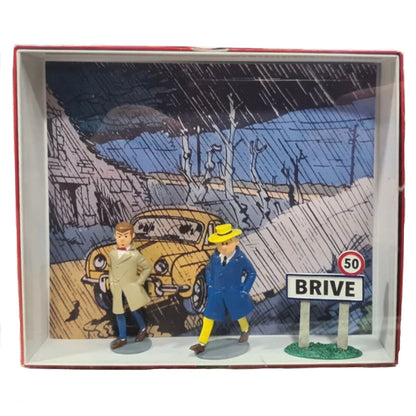 Pixi Tillieux Gil Jourdan - Gil Jourdan et Libellule avec sa boîte décor